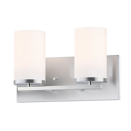 Maxim Lateral 2-Light Bath Vanity 10282SWSN